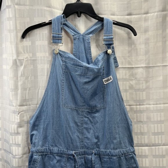 BELINDA Women OVERALL Pants  Size S Color Blue LIGHT WASH - Picture 16 of 16